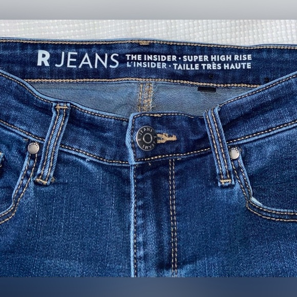 Women’s REITMANS The Insider super high rise dark blue wash skinny jeans size 30 - Picture 2 of 12